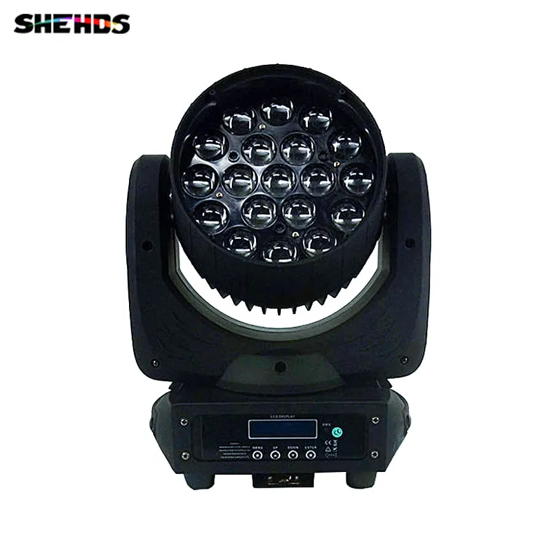 

LED Beam+Wash 19x15W RGBW Zoom Lighting for DJ/Bar LED Zoom Beam Moving Head Light Free Shpping,SHEHDS Stage Lighting.