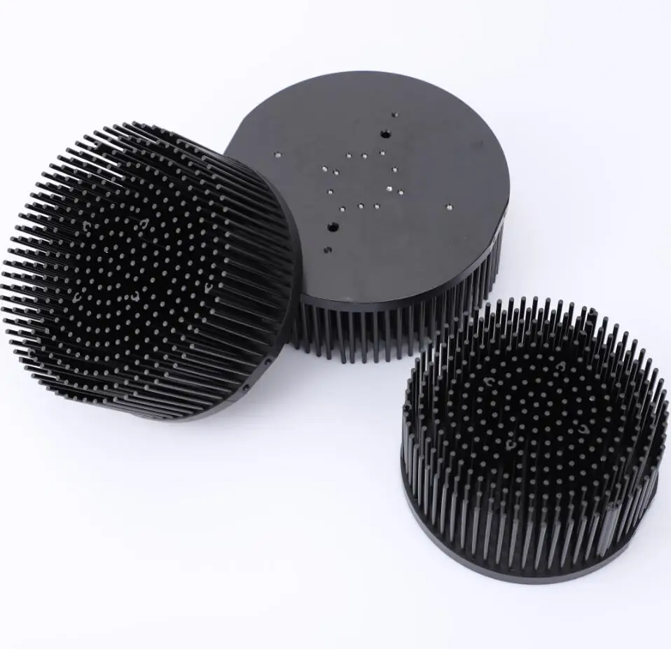 150mm aluminum Pre-drilled pin fin LED heat sink for COB CREE CXB3590 Bridgelux Vero29 gen7 Citizen clu048 1212 led grow lights