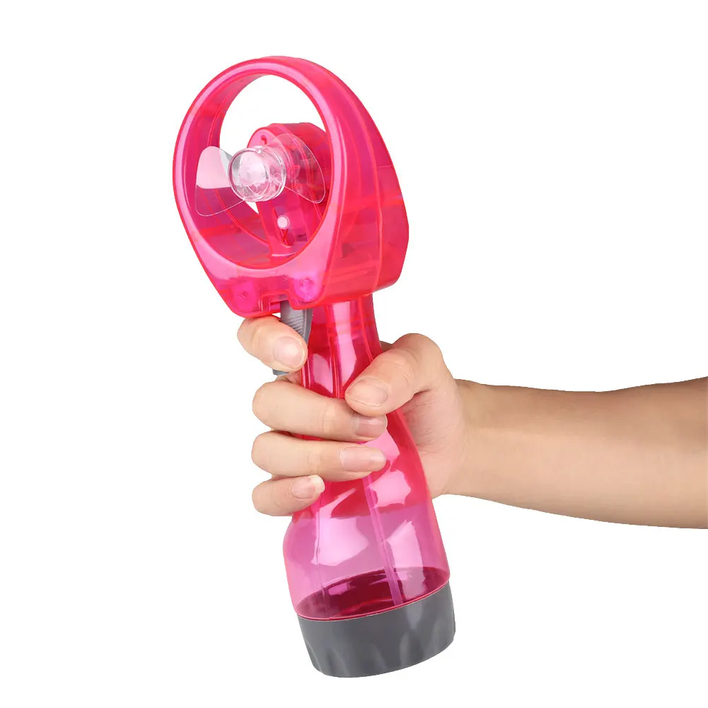 Mini Portable Hand Held Cooling Cooler Battery Misting Fan Mist Travel Beach 