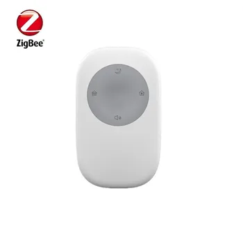 

Zigbee Smart alarm remote controller with Arm ,home Arm, disarm, SOS panic button 4 type of function