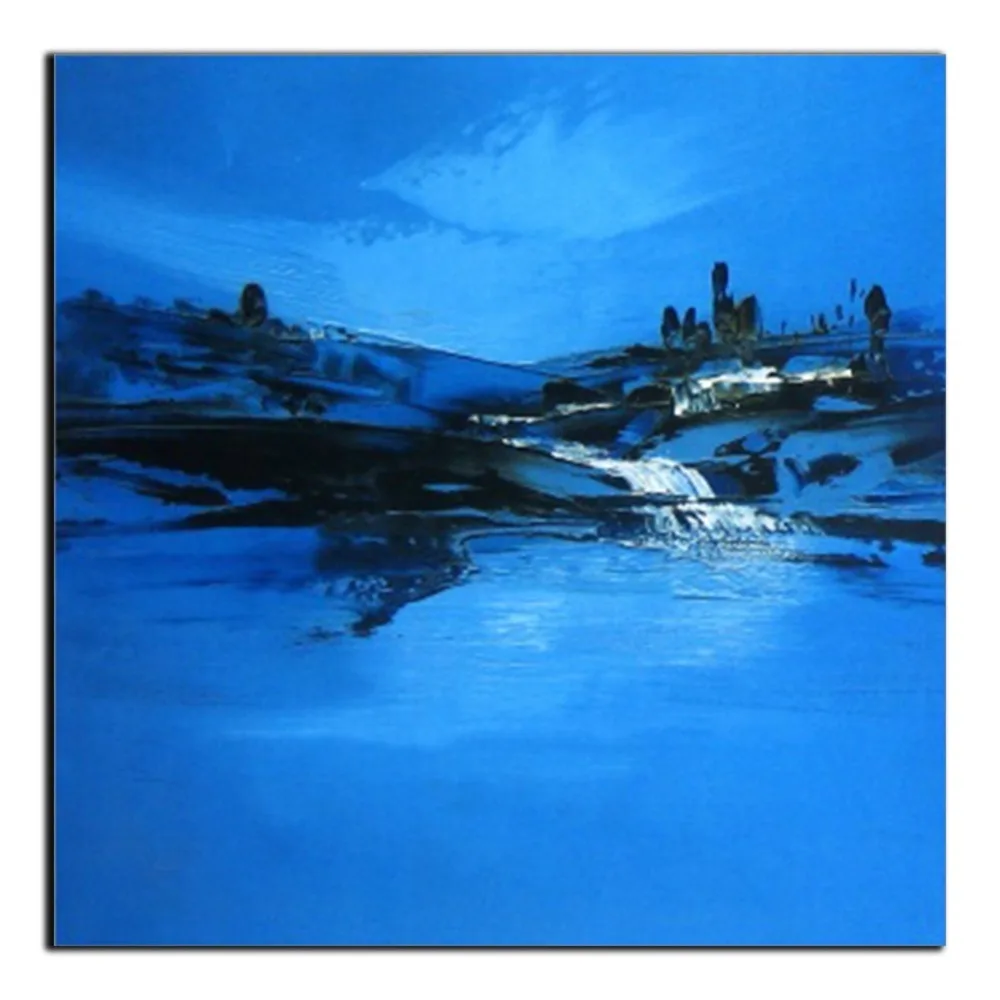 Laeacco Scenery 3 Panel Abstract Oil Painting Home Kitchen Bathroom Decoration Accessories Paintings on the Wall No Frame | Дом и сад