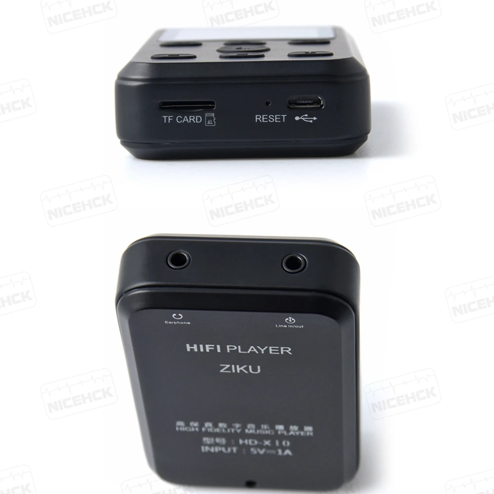 ZIKU HD-X10 Pro MP3 HIFI DSD Professional MP3 Music Player DAP DAC CS4398 ATJ2167 Support Headphone Amplifier Support DSD256 X9