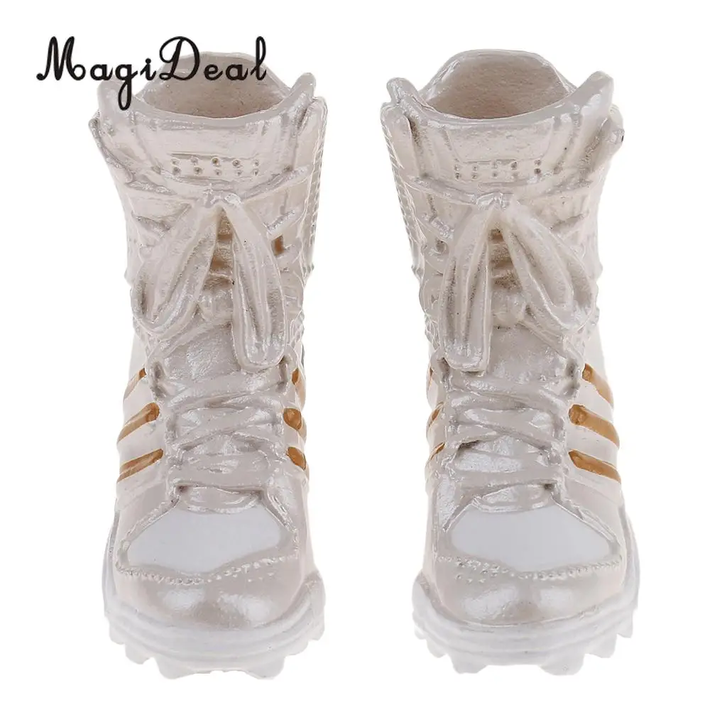 MagiDeal 1/6 Scale Shoes Model Combat Tactical Boots for 12 Inch Female Soldier Body Action Figure Accessories 5Colors