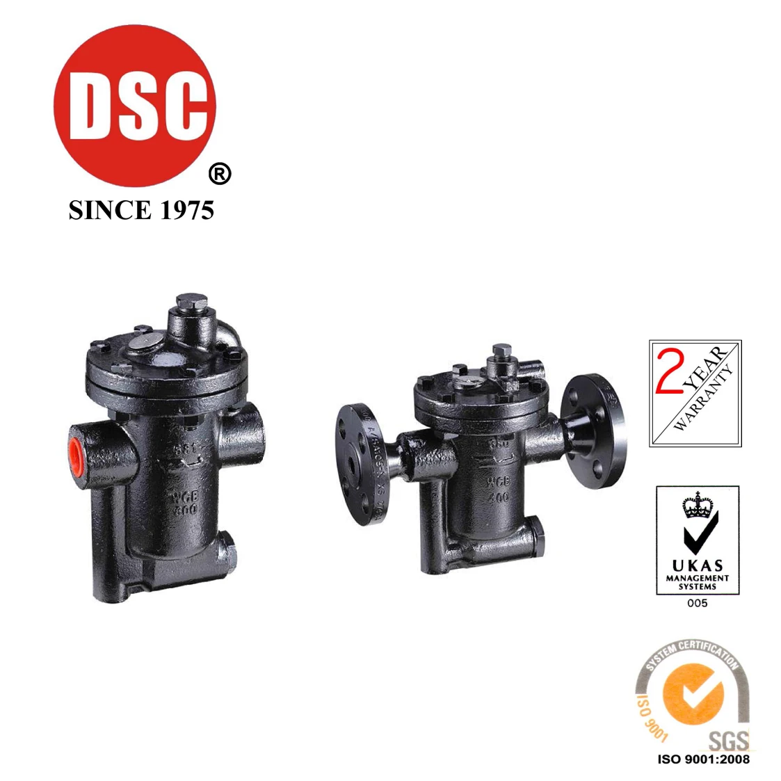 

Taiwan DSC Cast steel inverted bucket steam traps NO.680~686F