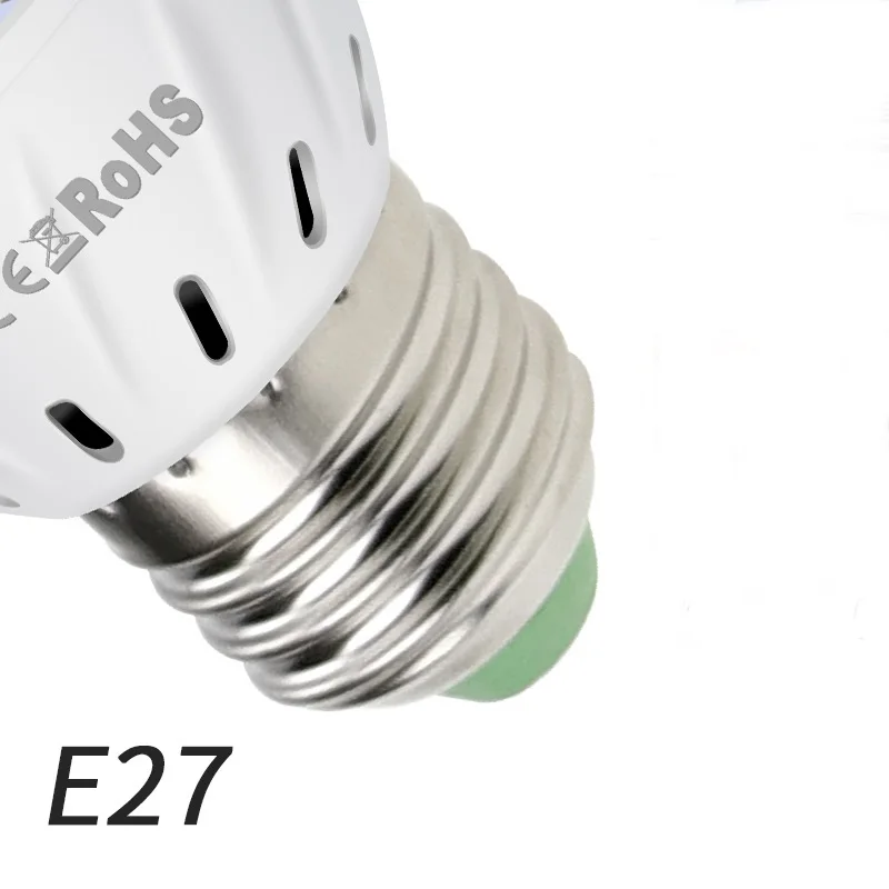 CanLing E27 Led 220 V Fitolampy E14 Led фитолампа GU10 растительная Лампа B22 Лампа для выращивания MR16 полный спектр светодиодный растущий светильник 4 Вт 6 Вт 8 Вт - Испускаемый цвет: E27 Base