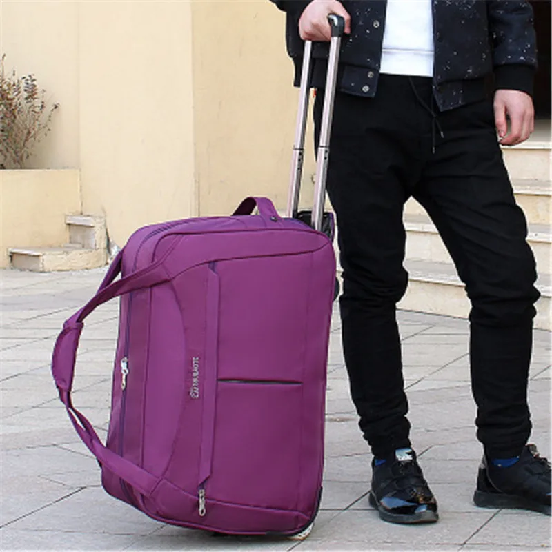 2021 Wheel Luggage Trolley Bag Women Travel Bags Hand Trolley Unisex Bag Large Capacity Travel