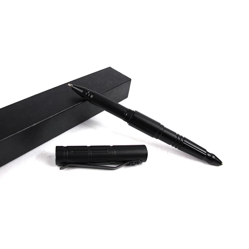 GENKKY Metal Ballpoint Pen Tactical pens tungsten steel unisex metal multifunctional ballpoint window tool pen 1PCS multifunction pen ink ballpoint pen