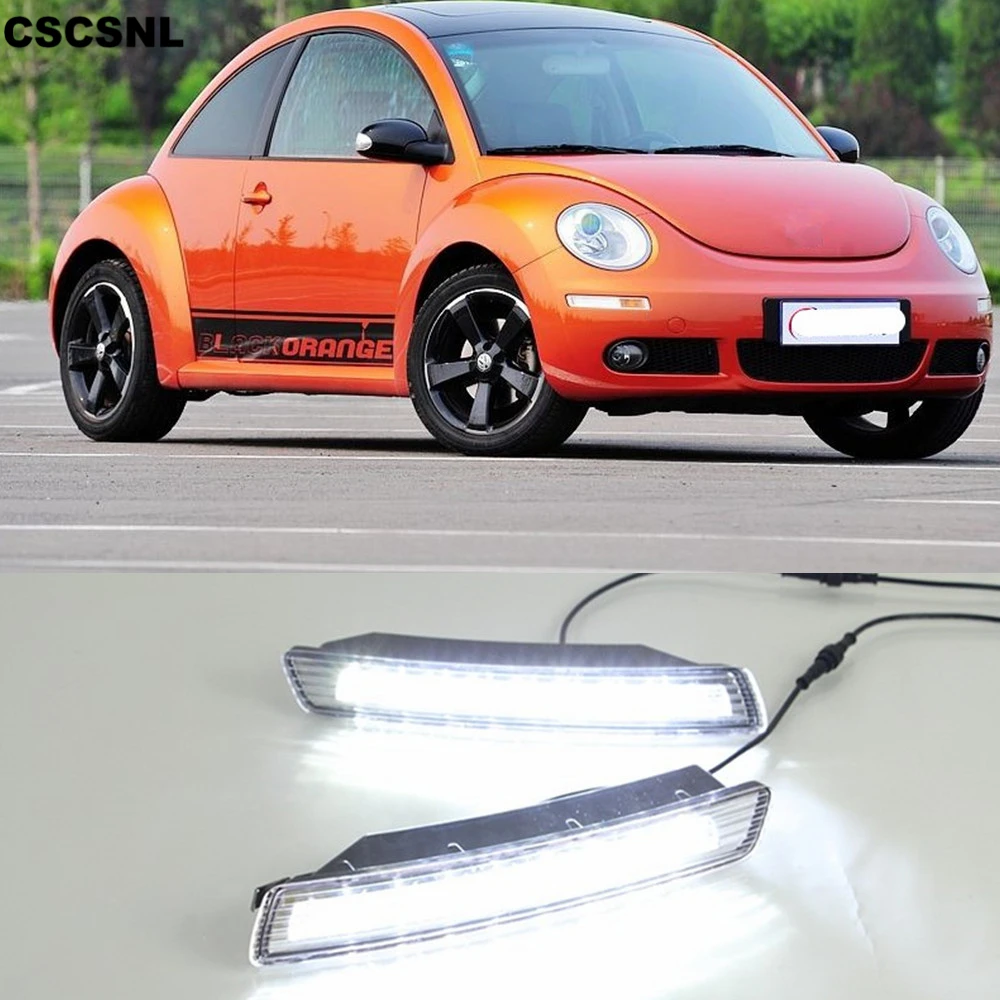 CSCSNL 1 пара дневные ходовые огни для Volkswagen Beetle 2006 2007 2008 2009 2010 светодиодный