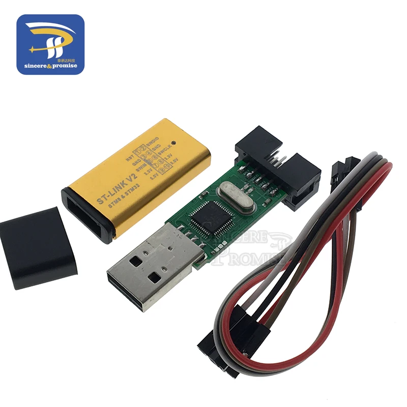 ST-Link V2 stlink mini STM8 STM32 ST LINK Simulator скачать Программирование с крышкой