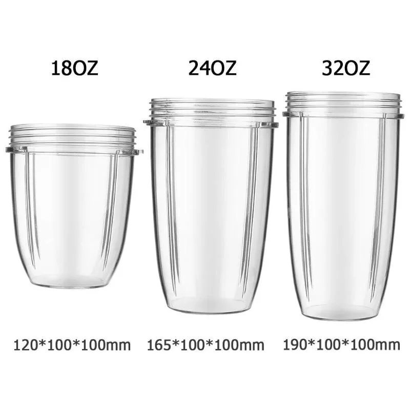 

18/24/32oz Transparent Replacement Cup Juicer Accessories For Nutribullet Blender Juicer Parts Juice Extractor Mug Cup 600W/900W