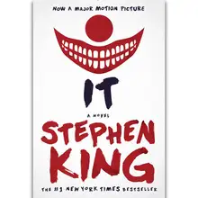 S2402 это Стивен Кинг ретро классический фильм ужасов книга настенная живопись Печать На шелковом холсте плакат украшение дома