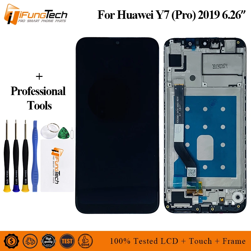

Brand New AAA 6.26 inch For Huawei Y7 2019 / For Huawei Y7 Prime 2019 / Y7 Pro 2019 LCD Display Touch Screen Digitizer Assembly