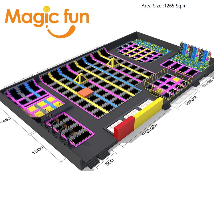 Рисунок 4 - Большой квадратный батут MAGICFUN