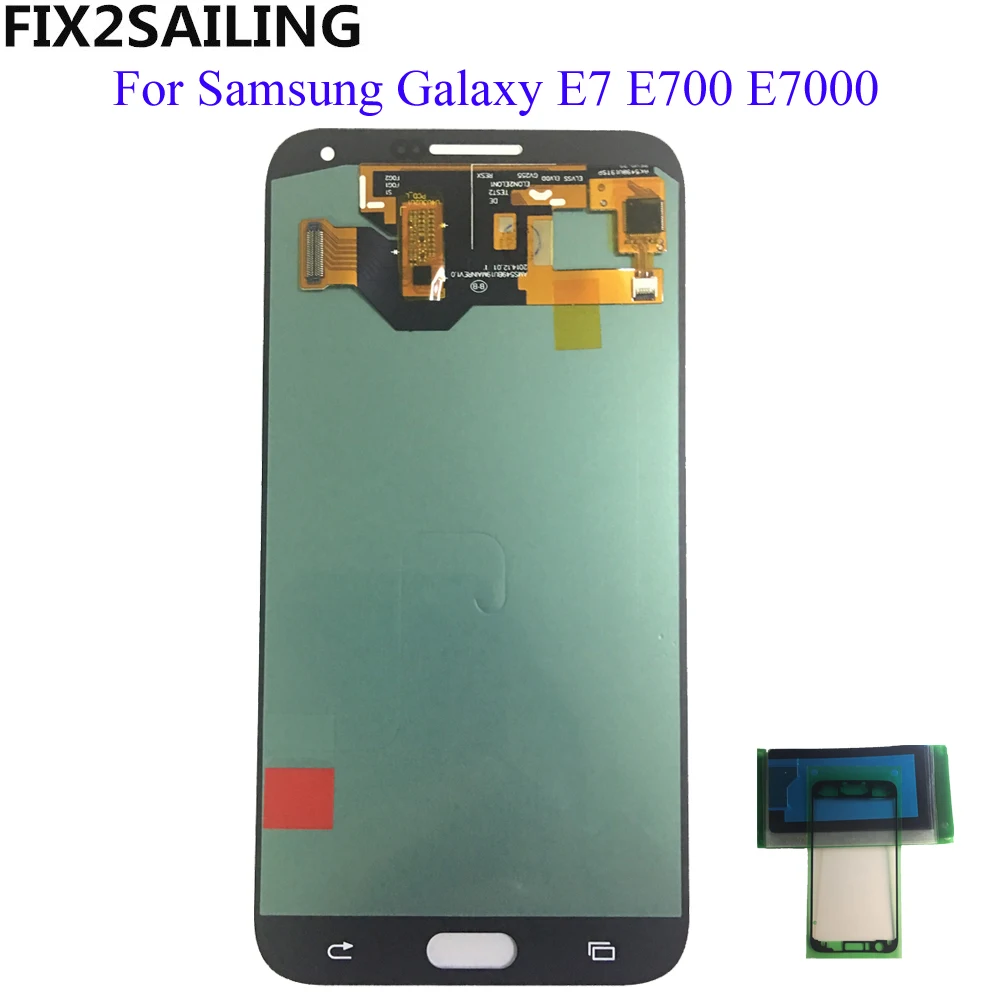 

New LCD For Samsung Galaxy E7 E700 E700F E7000 E7009 100% Super AMOLED LCDS Display Touch Screen Digitizer Assembly Replacement