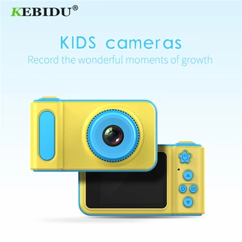 Kebidu Mini Digital Camera 2 Inch Cartoon Cute Camera Toys Children Birthday Gift 1080P Toddler Innrech Market.com