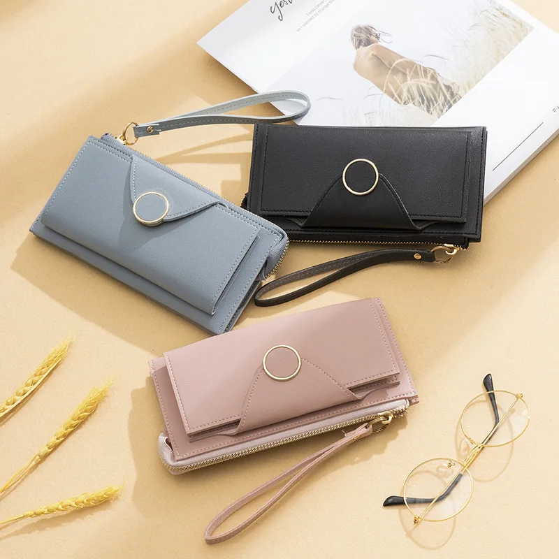 Petrichor معصمه النساء محافظ العلامة التجارية تصميم سستة محفظة طويلة هاتف محمول عملة جيب الإناث محفظة مع حامل بطاقة Petrichor معصمه النساء محافظ العلامة التجارية تصميم سستة محفظة طويلة هاتف محمول عملة جيب الإناث محفظة مع حامل بطاقة