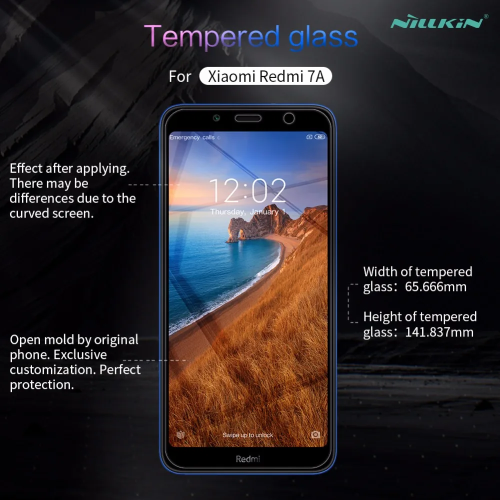 Xiaomi redmi 7A закаленное стекло redmi 7A Защитная пленка для экрана Nillkin H безопасное прозрачное стекло защитная