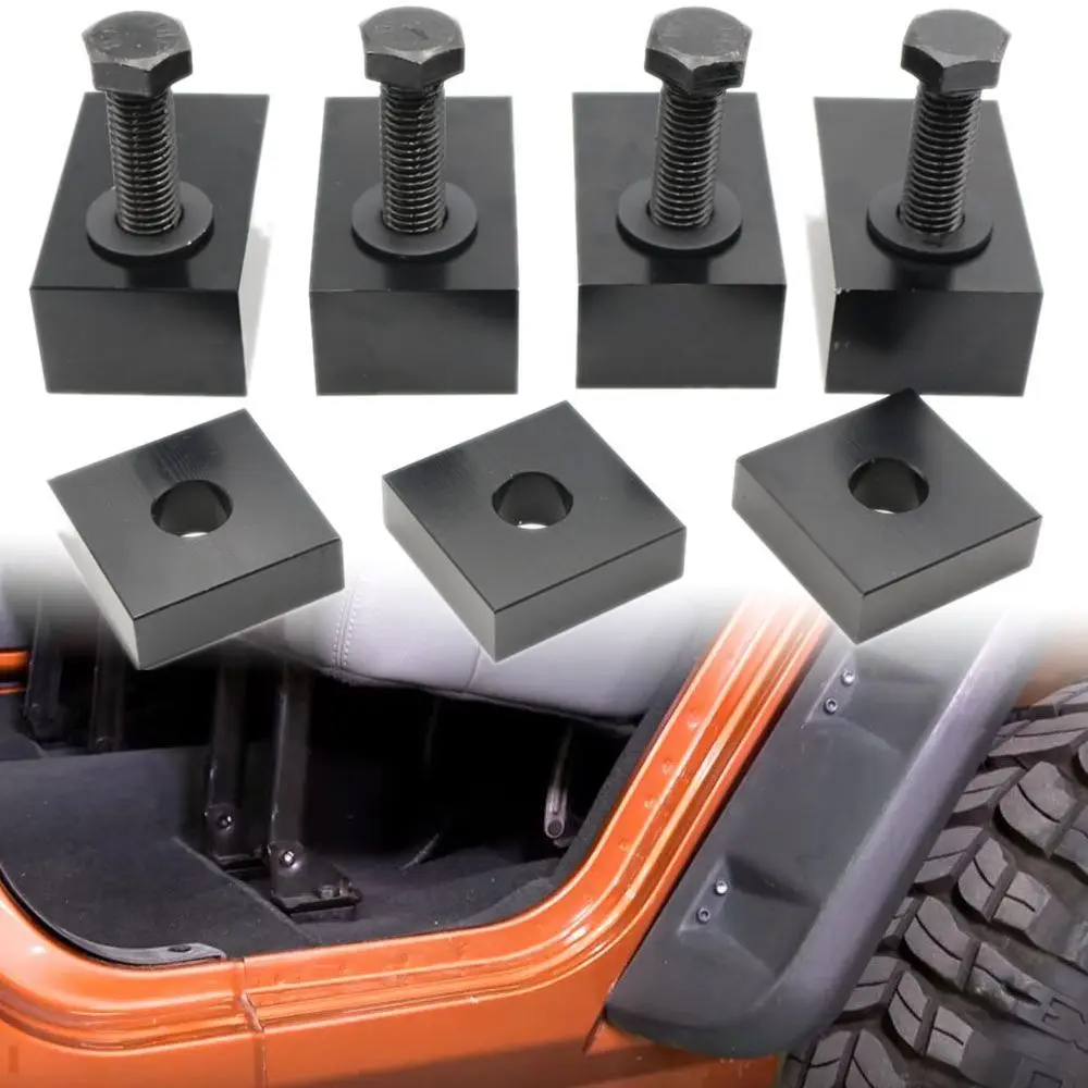Black Aluminum Rear Seat Recline kit forJeep Wrangler JKU2007-2017 with hardware