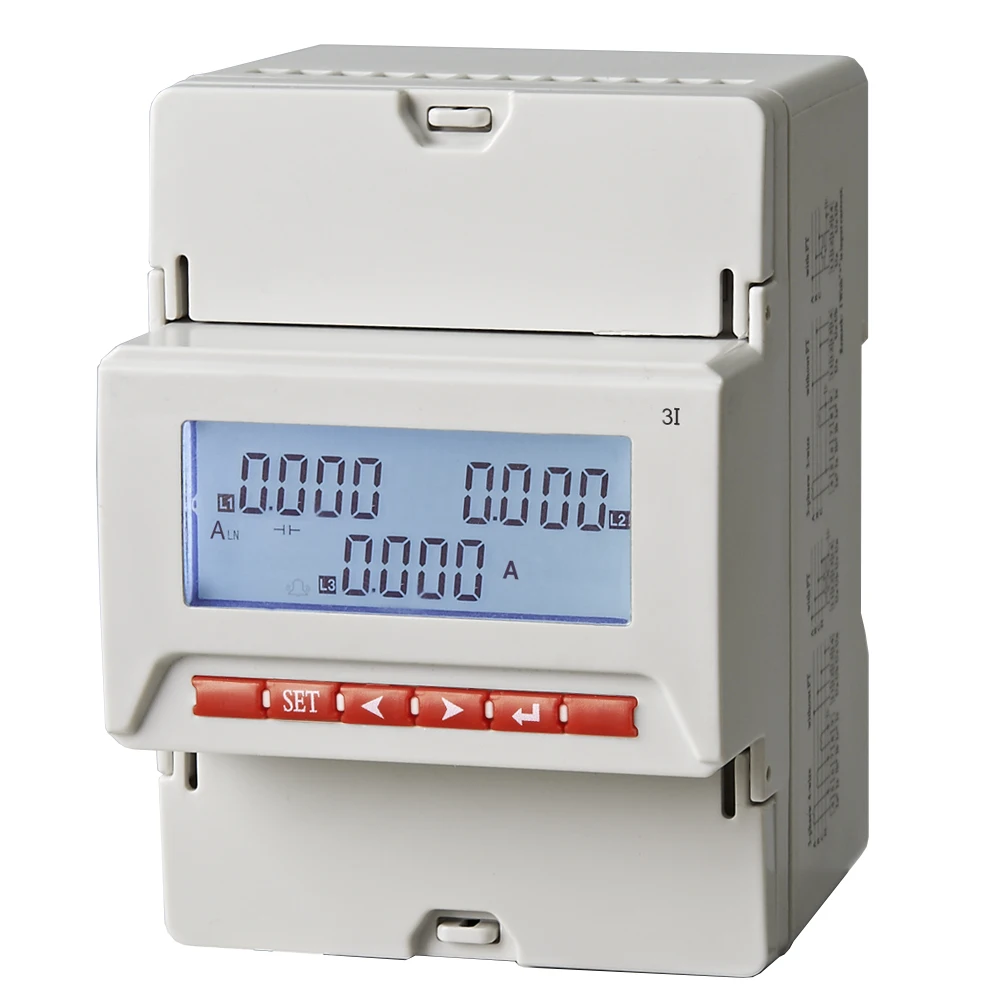 

ME-PT Three phase AC current or voltage LED display power transducer 35mm Din-rail or M4 screw