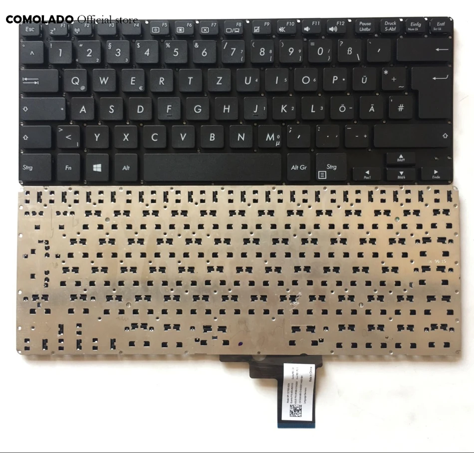 GR немецкая клавиатура для ASUS BU400 BU400V BU400A B400A B33E B23E E450CC E450 BX32VD BX32 черная