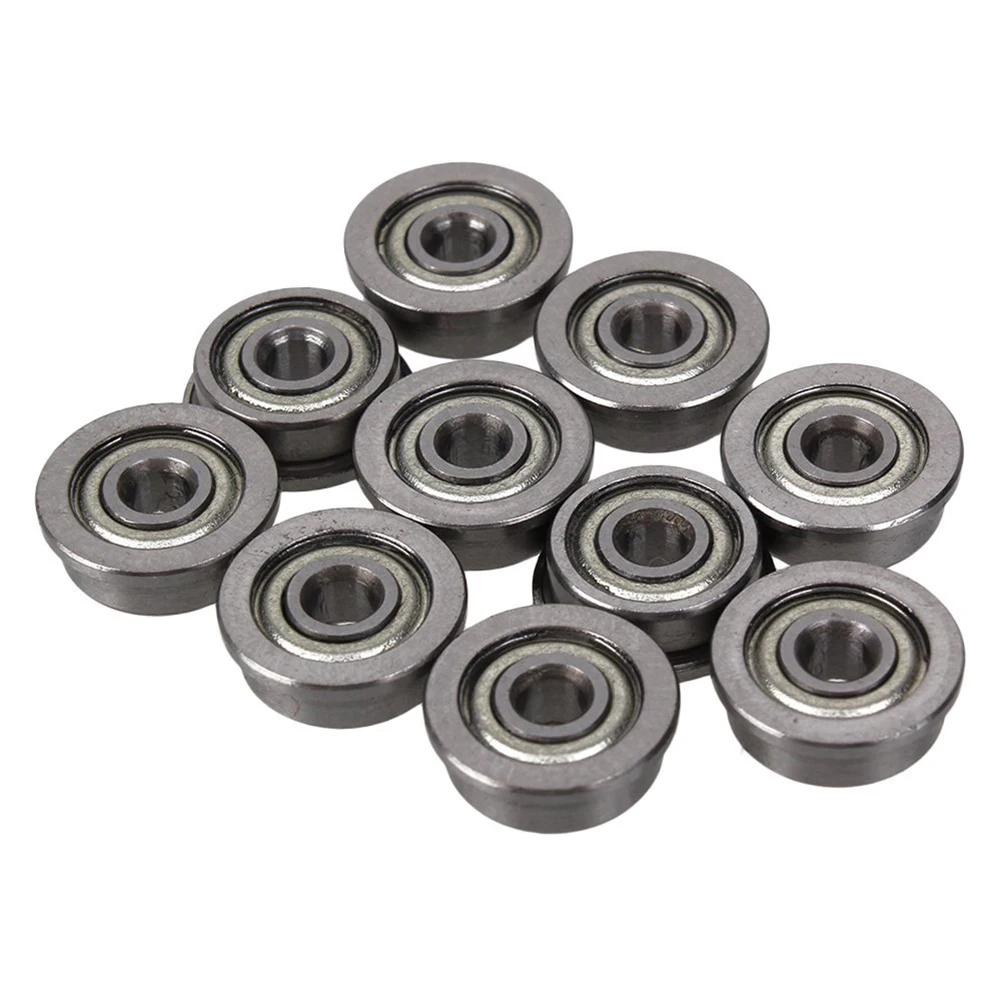 

PPYY NEW -F623zz 3x10x4mm Flanged Model Ball Flange Bearing Pack of 10