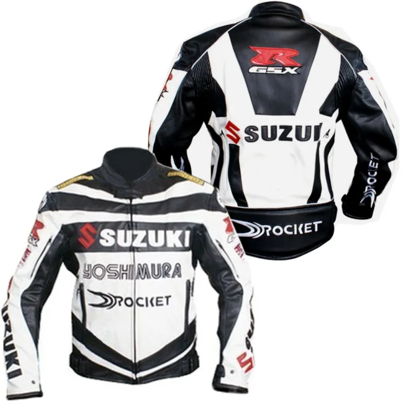 Commercio all'ingrosso dropshipping Moto da corsa adatta Sovracoperta  Suzuki off road moto da corsa giacca giacca di pelle|jacket leather  jacket|motorcycle suit racingjacket leather - AliExpress