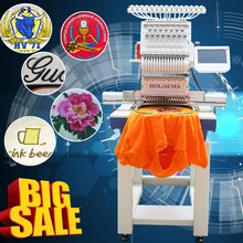 Лучшая одноголовая высокоскоростная вышивальная машина для дома/промышленности/коммерческого вышивального станка, как tajima для кепки/футболки/плоские