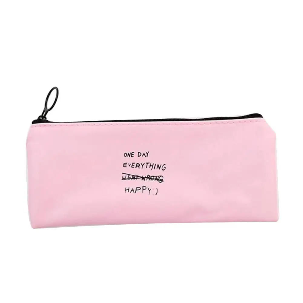 

Coin Purse Zip Bag girls Mini Wallet PU Leather Portable Handbag Simple Pen Pencil Bag School Makeup Pouch purse Clutch fashion