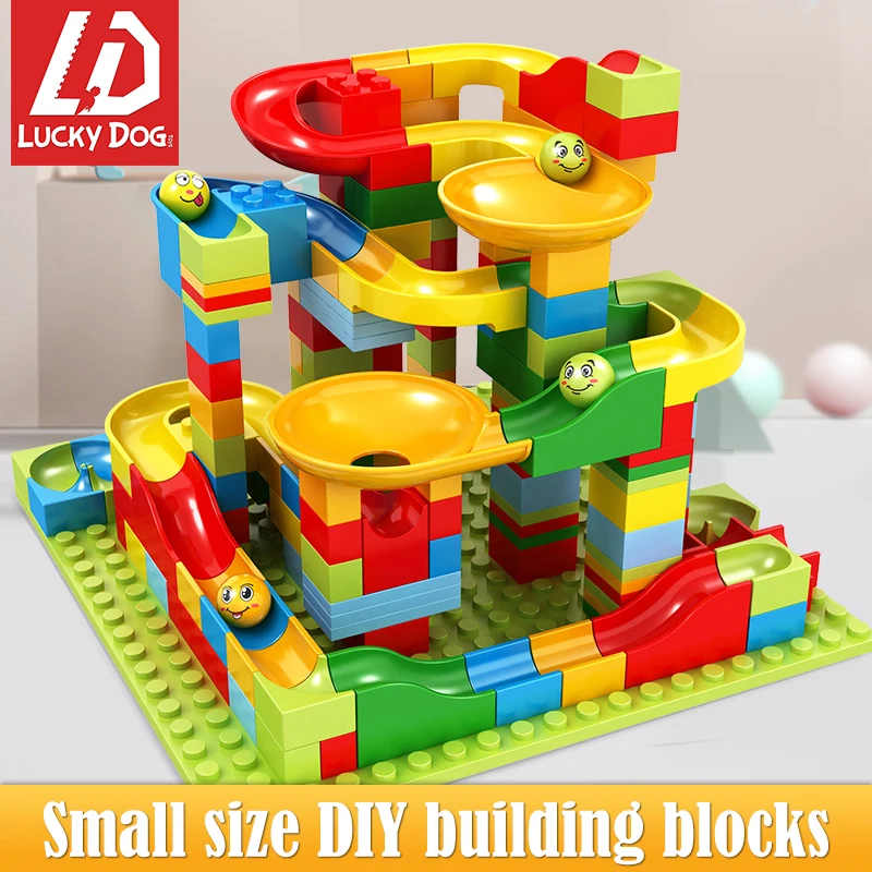 

165PCS marble run Building Blocks Compatible Legoingly Bricks Set Duplo Toys for Children