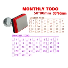 Notebook stationery hand account around the hand stamp seal personality creative to do list seal photosensitive stamps ly p20 digital photosensitive seal machine psm stamp maker free tax to ru