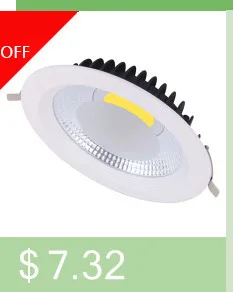 Светодиодные светильники Downlight Downlight LED 7W 12W 20W 30W 40W 85-265V с подсветкой светодиодные утопленные COB потолочные светильники для ванной комнаты