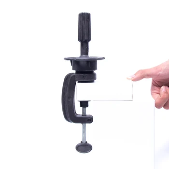 

Black Adjustable Mannequin Stand Holder for Training Head Canvas Cork Block Head Black Wig Head Holder Standard Holding Clamp