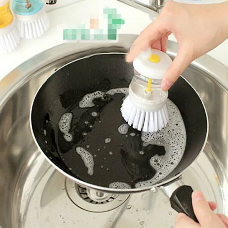 

HOT!1PCS Hydraulic Washing Brush Pot Kitchen Gadgets Wash Tool Pan Dish Bowl Palm Brush Scrubber Cleaning Cleaner