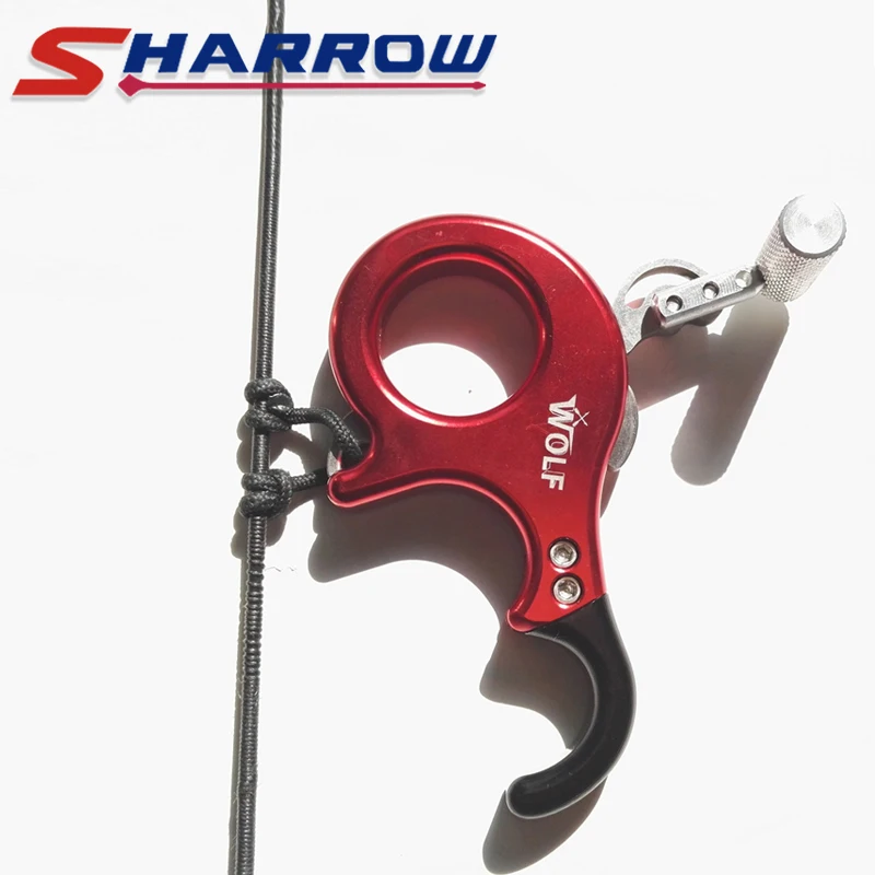

Sharrow Compound Bow Release 3 Fingers/4 Fingers Free Exchange Trigger Release Stainless Steel Release Grip for Compound Bow