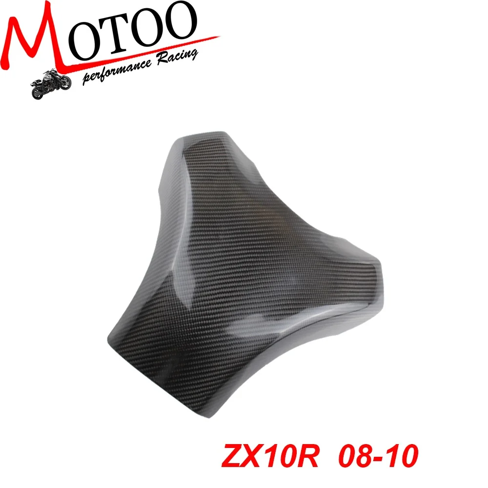 Motoo Carbon Fiber Fuel Gas Tank Cover Protector For Kawasaki ZX 10R