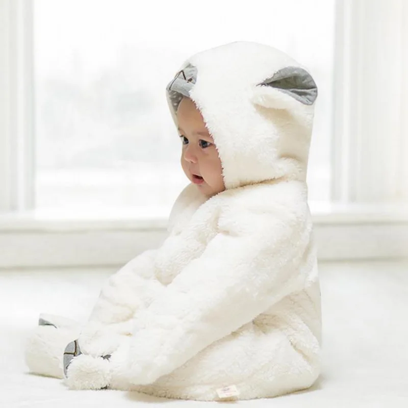 Loozykit/детское утолщенное цельнокроеное платье с длинными рукавами; теплый комбинезон в стиле овечки; сезон осень-зима