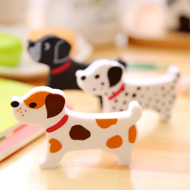 Online 1pc Stationery Supplies Kawaii Cute Dog Cartoon Eraser 1pc Stationery Supplies Kawaii Cute Dog Cartoon Eraser Pencil Erasers School Office For Kids Prize Writing Drawing Gift