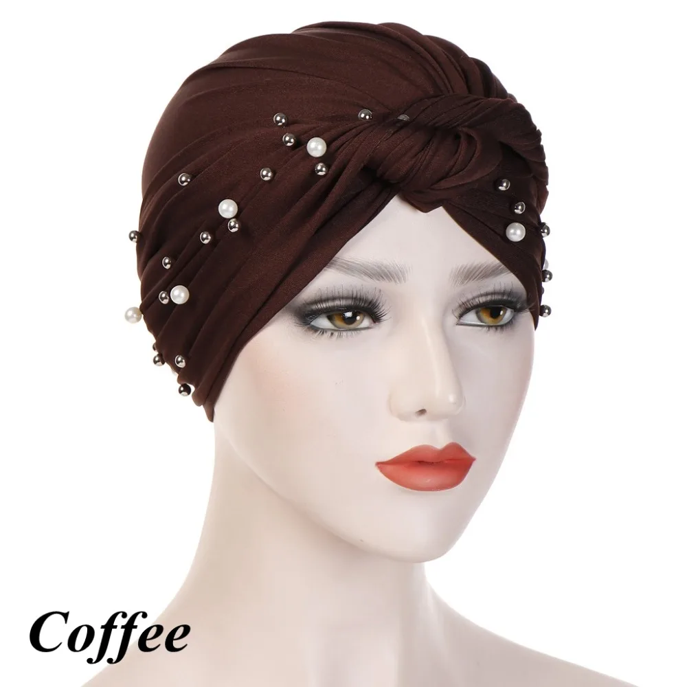 Headband-Indian-Muslim-Hijab-Islamic-Jersey-Beads-Cap-Stretchy-Pleated-Women-Turban-Hat-Knot-Head-Wrap(2)