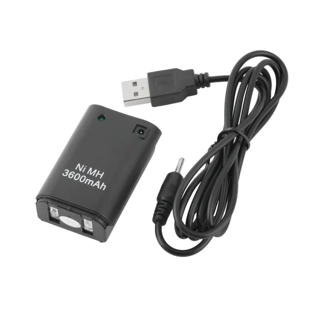 3600mAh Rechargeable Battery Pack with USB Charger Cable