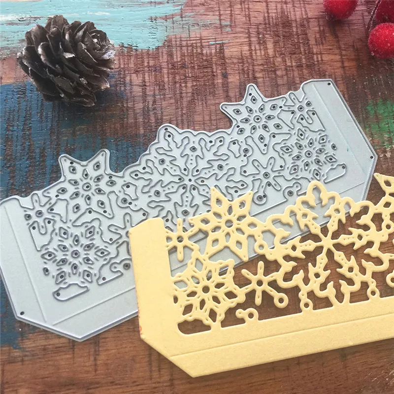 Die Cutting Dies Clearance Uk GJCrafts Snowflake Pocket Die Metal Cutting Dies for Scrapbooking Card