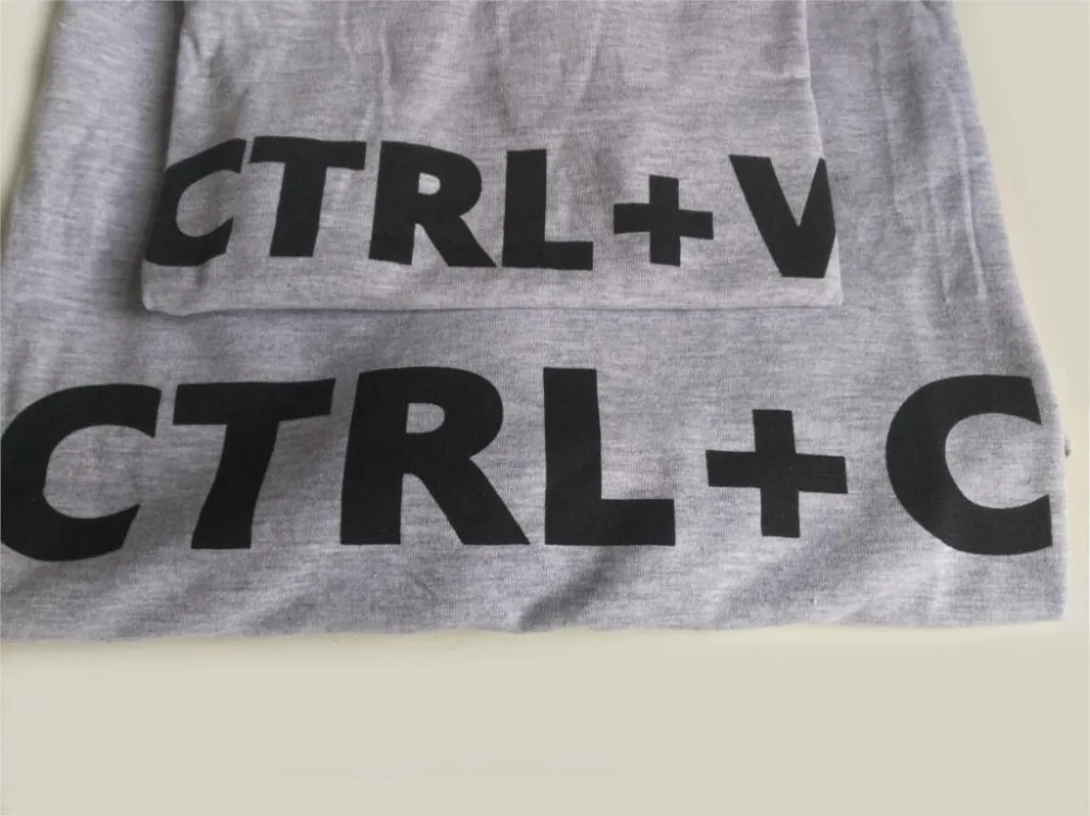 Новые Семейные комплекты CTRL+ C CTRL+ V футболки для папы и сына семейная Одежда для мальчиков одинаковые комплекты для семьи
