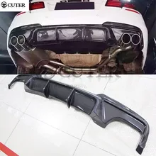 F10 5 серия углеродного волокна задний бампер для губ диффузор BMW