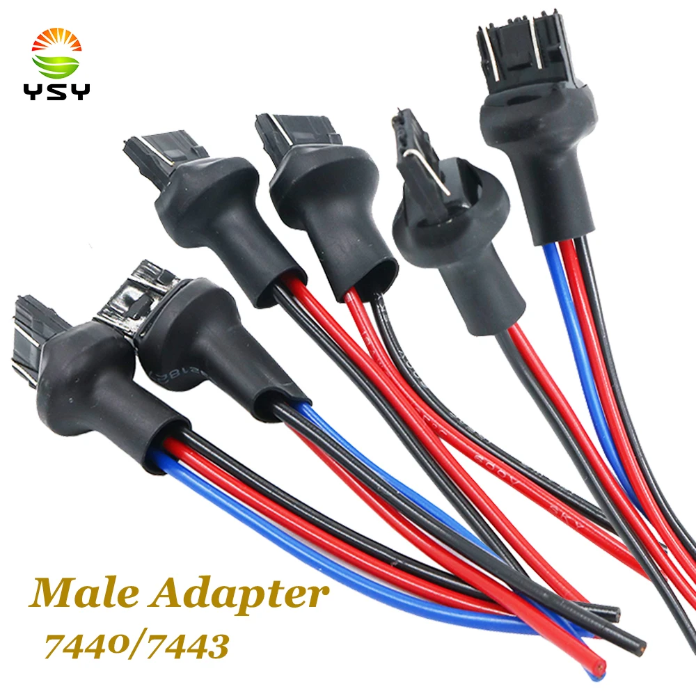 Y T20 7440 7443 Мужской адаптер жгуты проводов W21W W21/5W светильник держатель гнезда