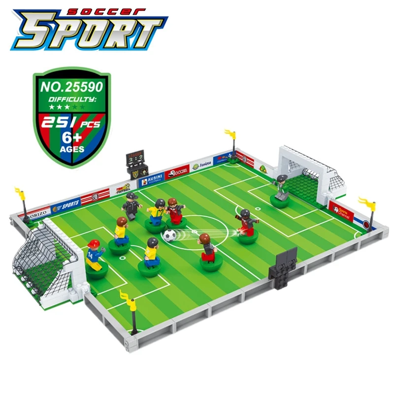 

Compatible with Legoinglys City Model Building Kits Football 200 3D Blocks Educational Model & Building Toys for Children