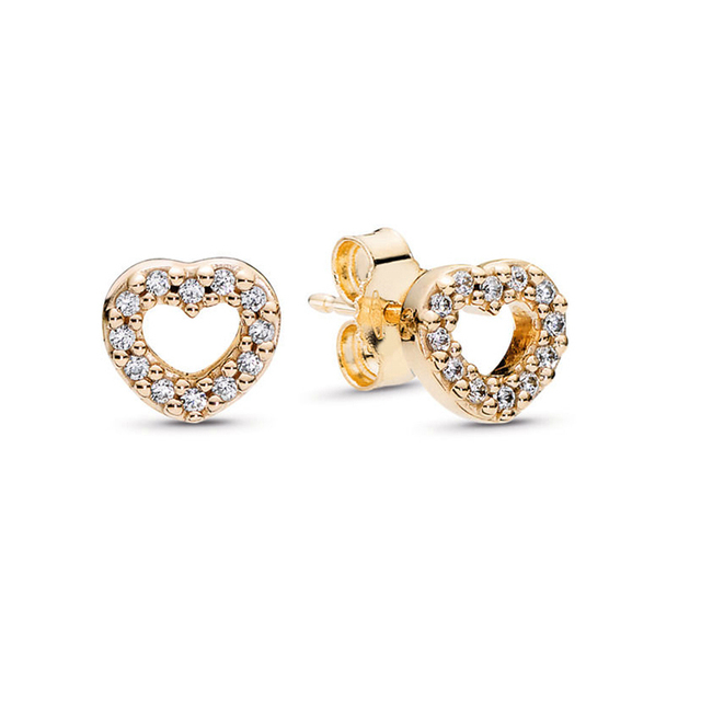 Offer 29 Styles  Infinity Stud Earring Clear CZ Fit Brand Earrings for Women Wedding Jewelry Dropshipping