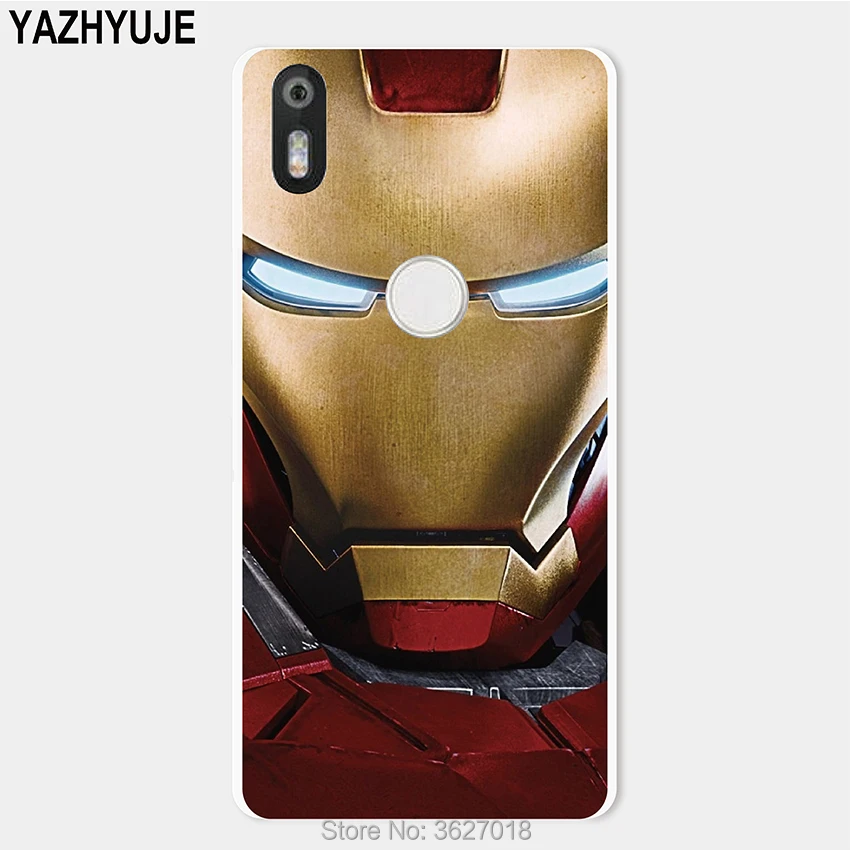 

YAZHYUJE For BQ Aquaris X Cases iron Man Hero Patterned Soft TPU Back Cover For BQ Aquaris X pro Silicone Phone Cases