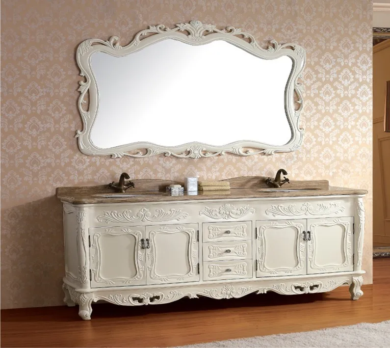 2017Solid wood antique bathroom cabinet with mirror and sink classic bathroom vanity bathroom furniture 2017Solid wood antique bathroom cabinet with mirror and sink classic bathroom vanity bathroom furniture