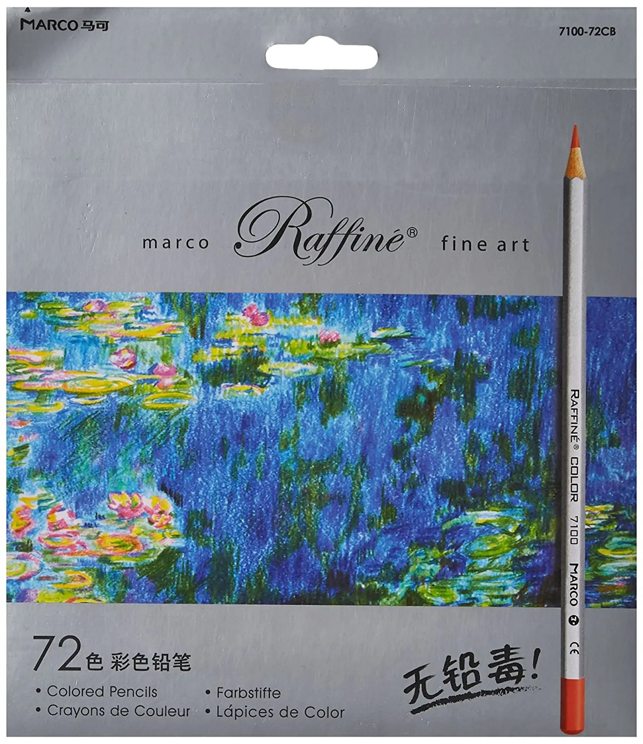 

Marco ade 24/72-color Raffine Fine Art Colored Pencils/ Drawing Pencils for Sketch/ Secret Garden Coloring Book (Not Included)