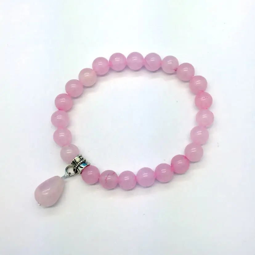 12 цветов модные очаровательные каменные бусины браслеты эластичные 8 мм