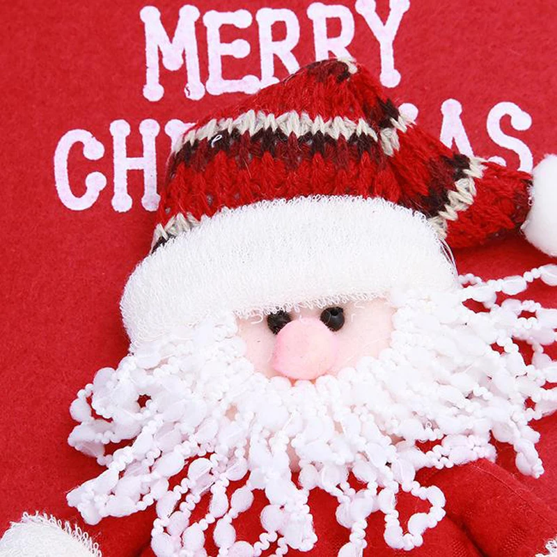 2019 new Christmas Santa Claus Snowman Reindeer XMAS Door Hanging Home Decoration
